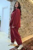 Mercer Soft Twill Jacket Sangria /5/5 =